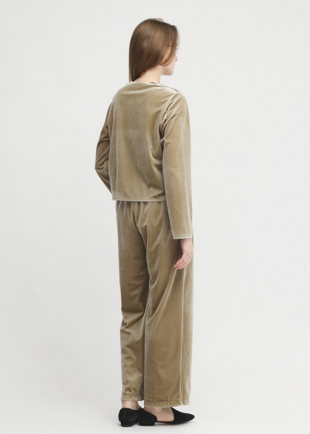 Chantique Velour Pants 詳細画像 BEIGE 8