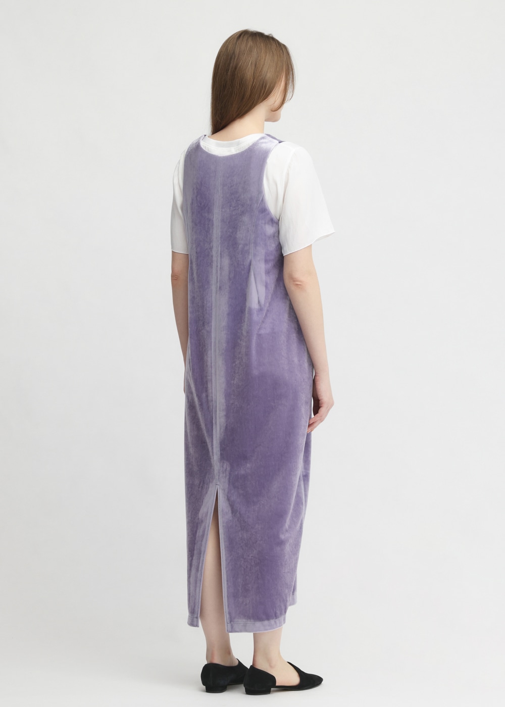 Chantique Velour Cocoon Dress 詳細画像 PURPLE 3