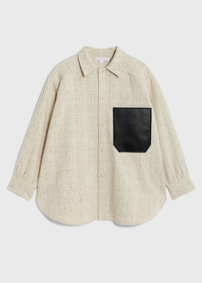 KASURI Knot Slub Tweed Shirt
