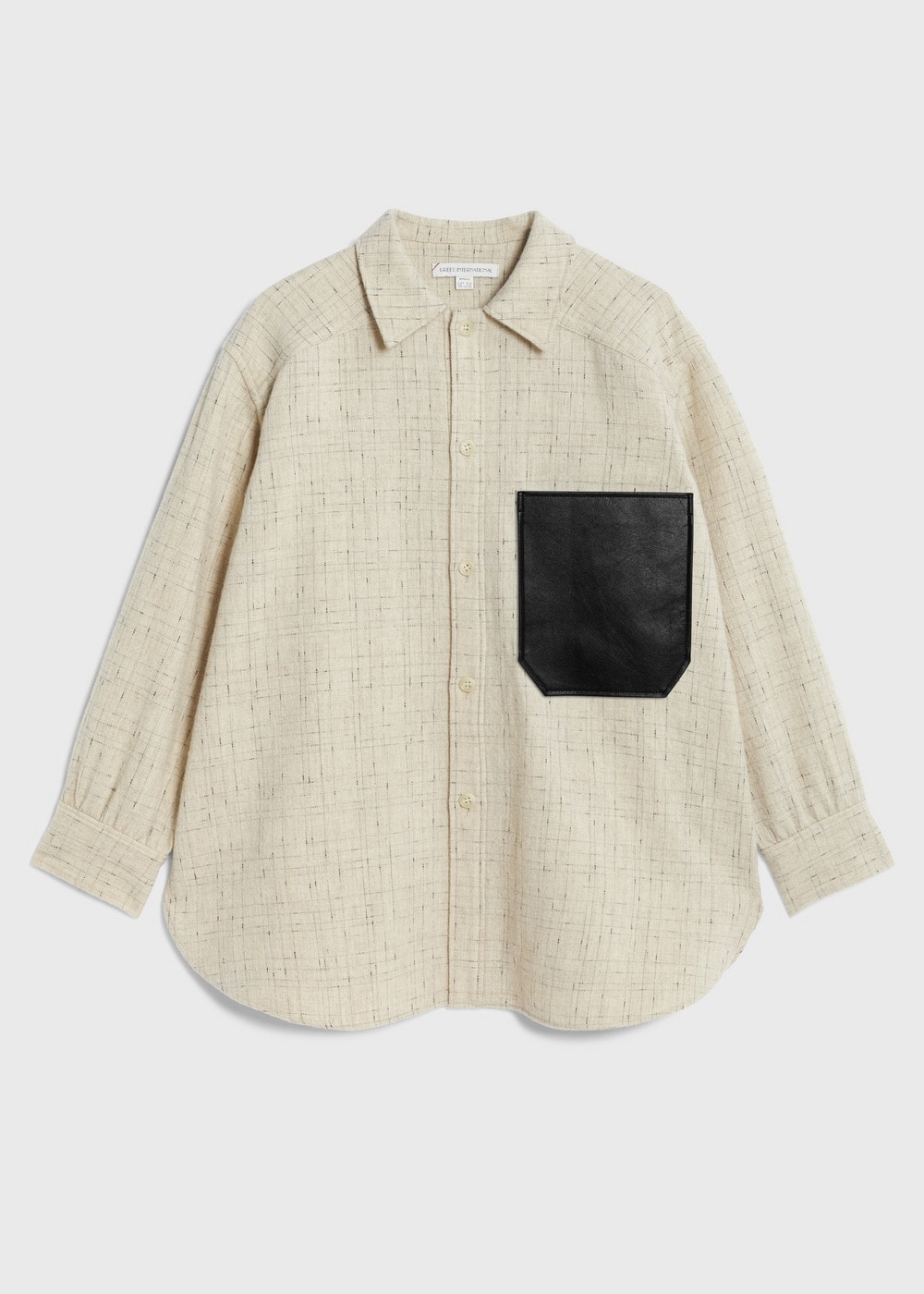 KASURI Knot Slub Tweed Shirt