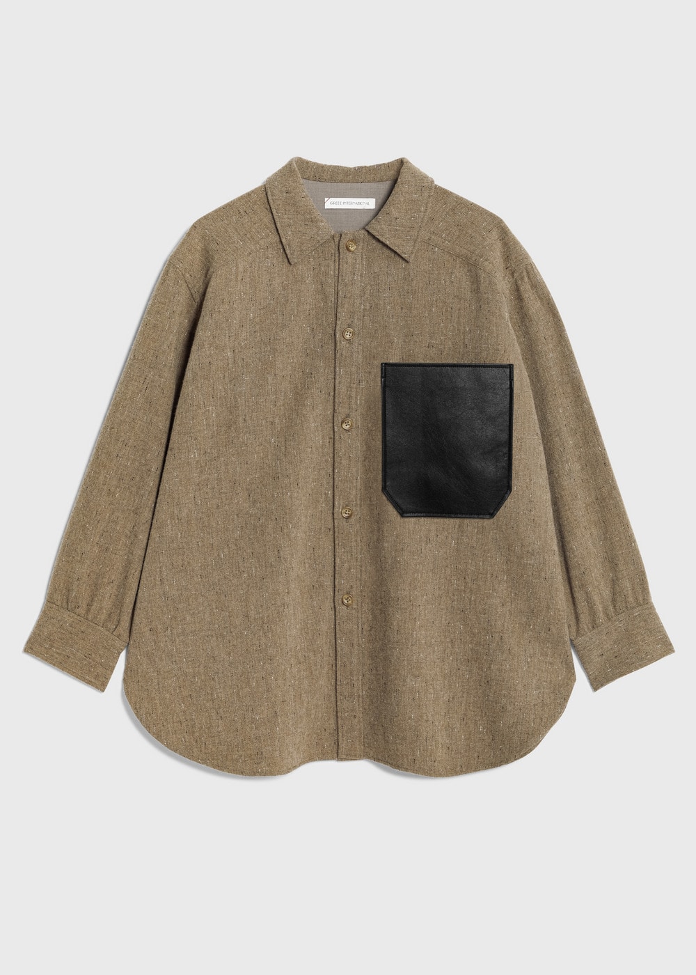 KASURI Knot Slub Tweed Shirt