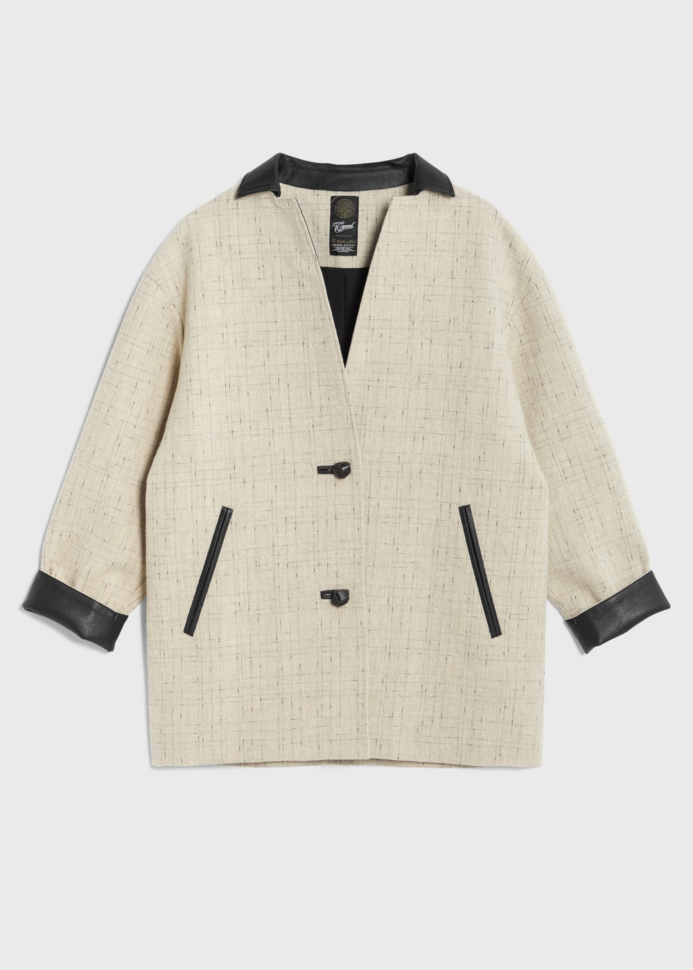 KASURI Knot Slub Tweed Coat
