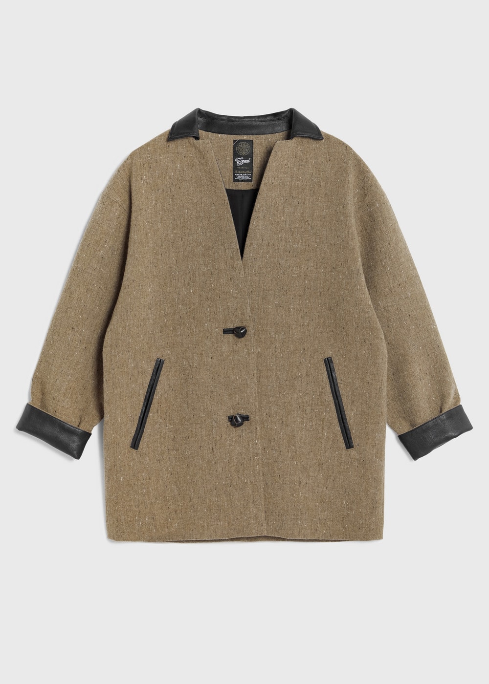KASURI Knot Slub Tweed Coat