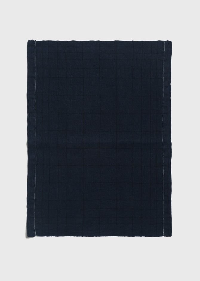 Indigo Check Place Mat