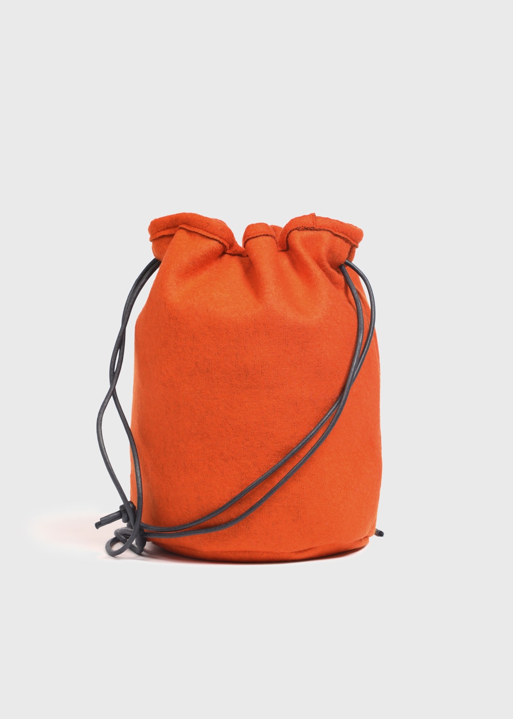 Upcycle Super140 Milled Melton Pouch 詳細画像 ORANGE 2