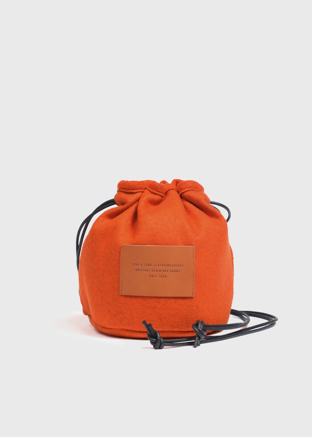 Upcycle Super140 Milled Melton Mini Pouch 詳細画像 ORANGE 1