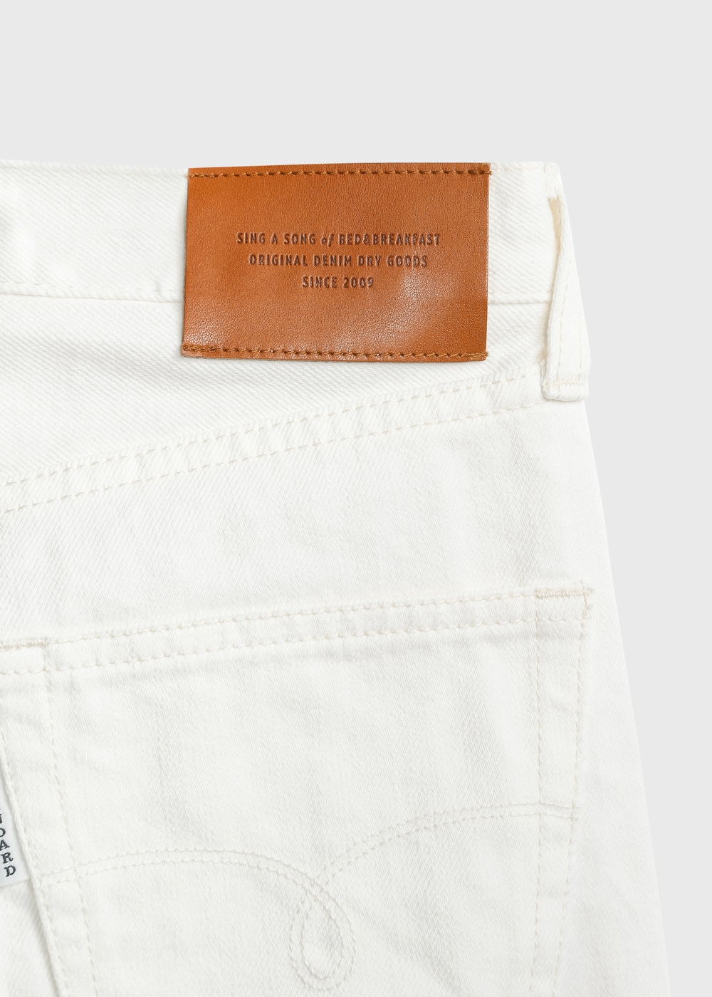 Standard One Wash White Mom's Denim 詳細画像 WHITE 5