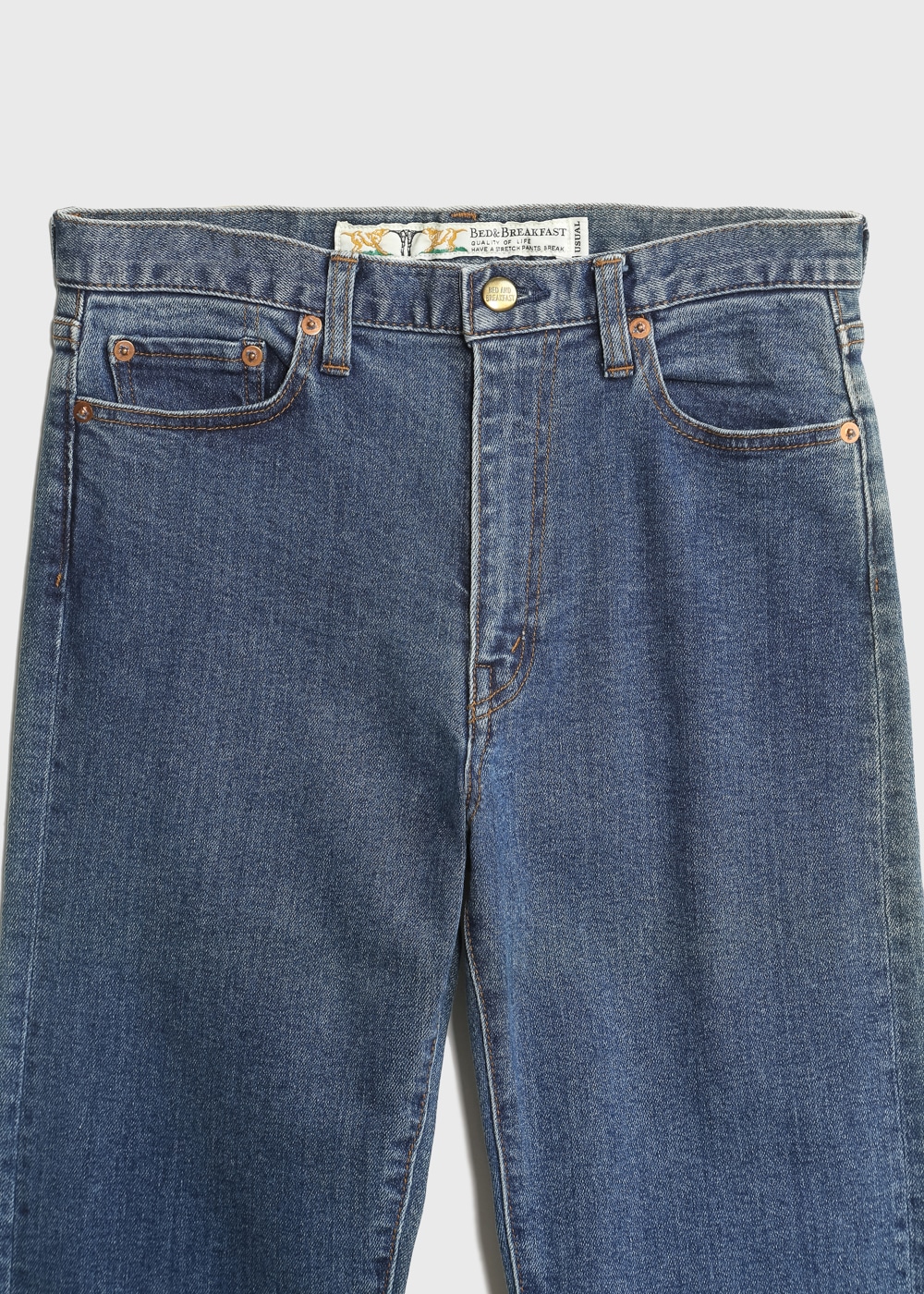 Standard High Stretch Mom's Denim  詳細画像 INDIGO 3