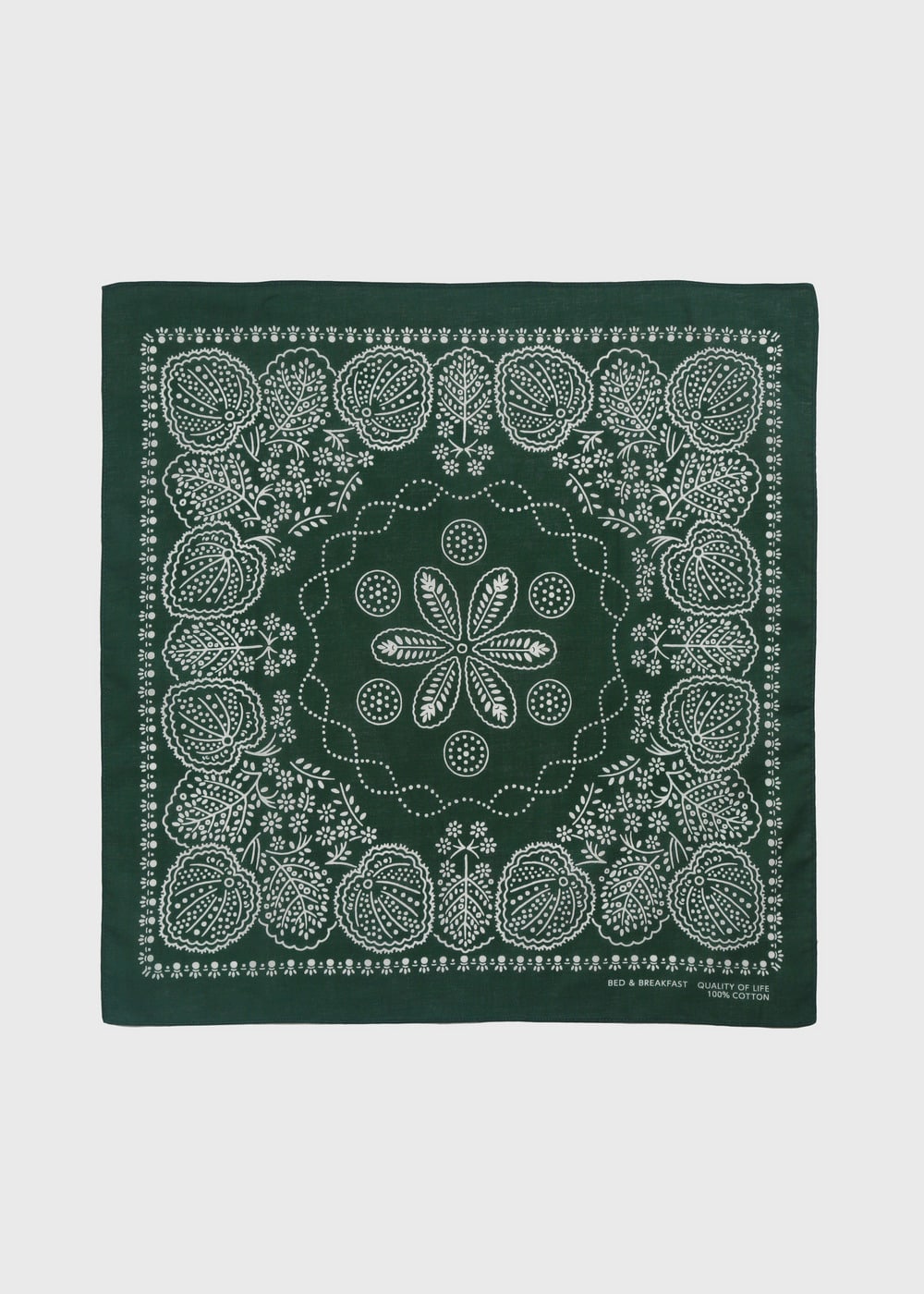 B&B Leaf Bandanna 詳細画像 GREEN 1