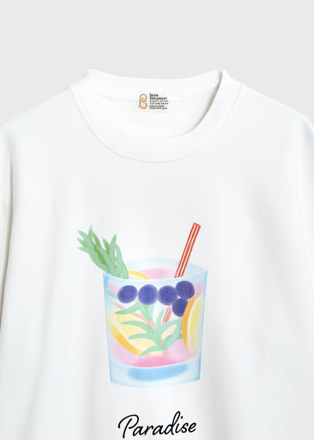 Cocktail Print Top 詳細画像 WHITE 3