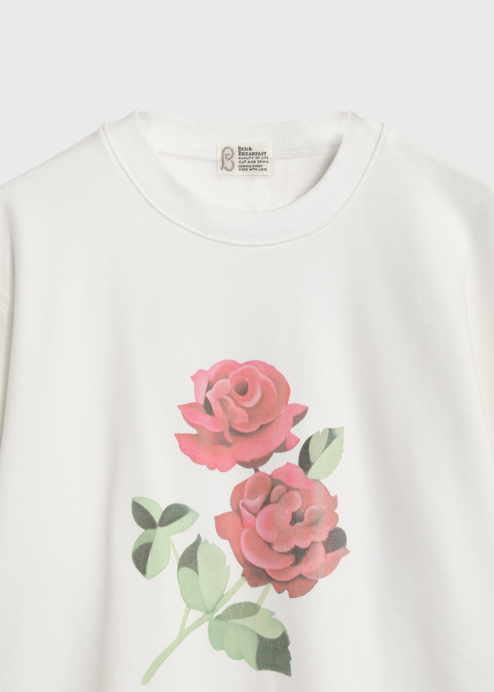 Rose Print Top 詳細画像 WHITE 3