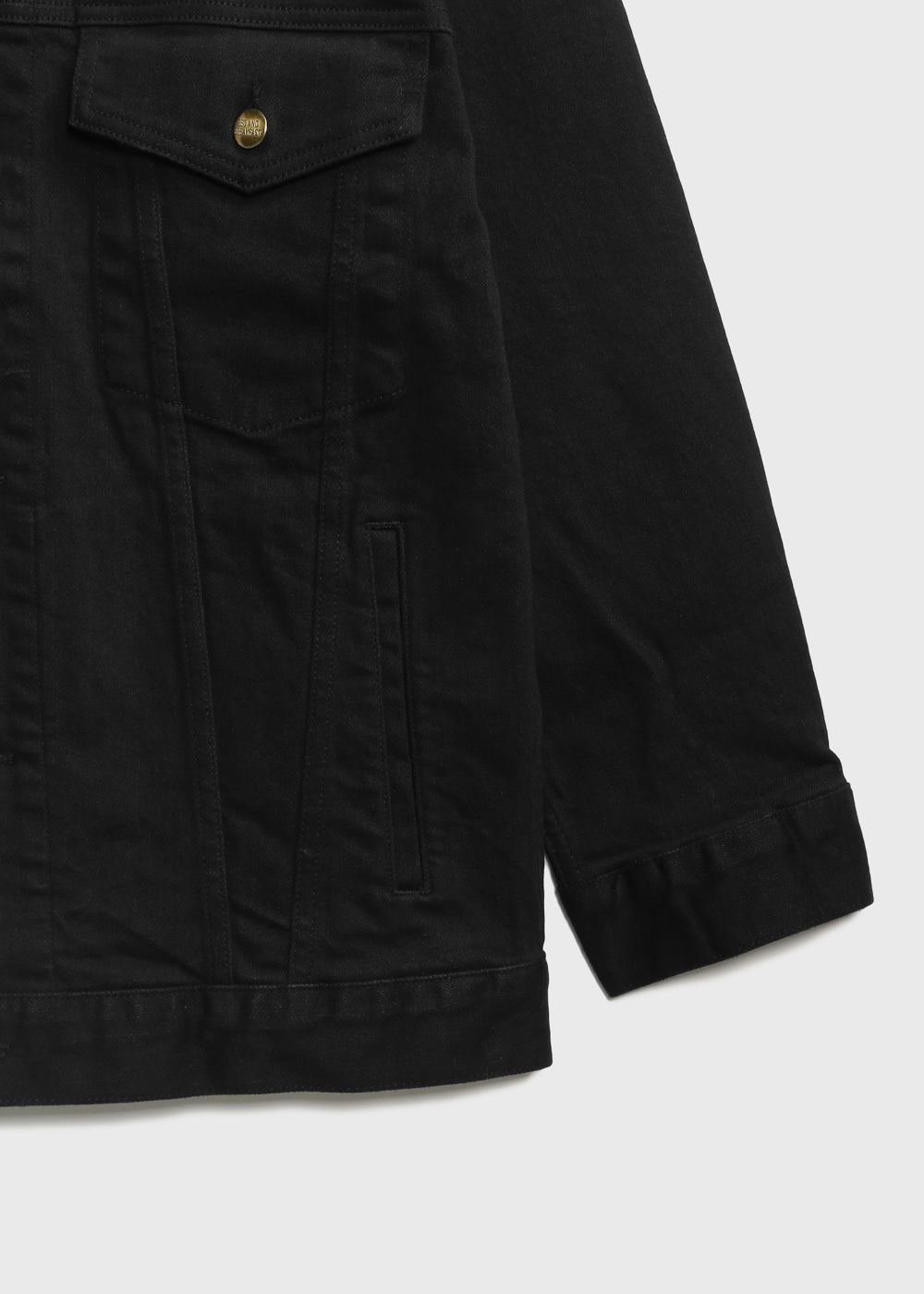 Standard Big Black Denim Jacket 詳細画像 BLACK 4