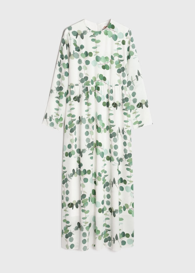 Eucalyptus Pattern Dress