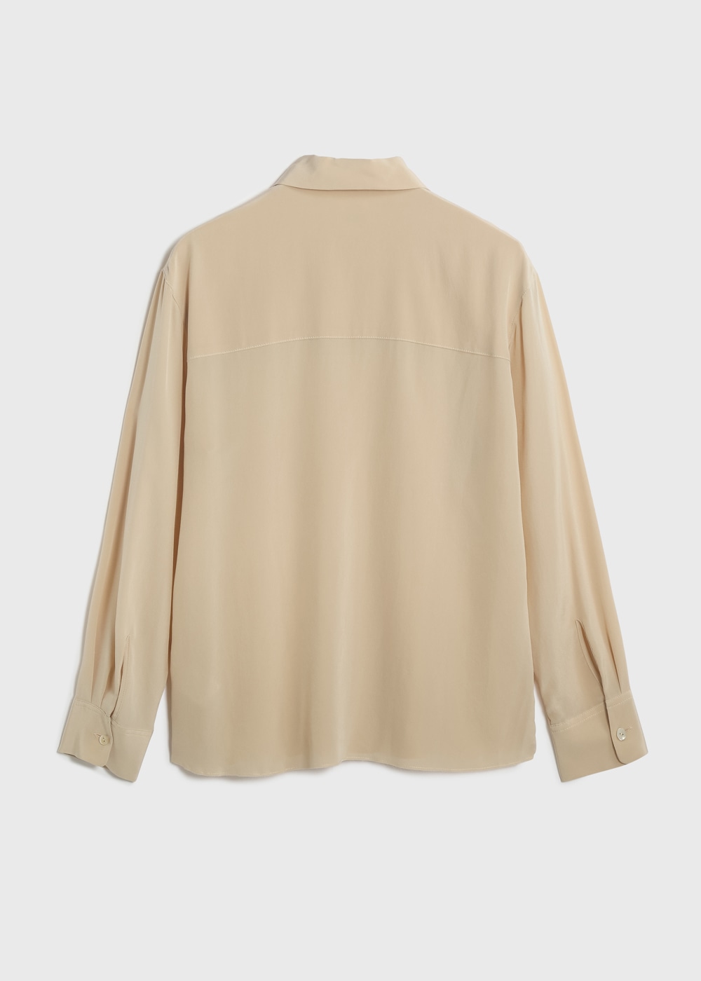 Silk Crape Dechine Shirt  詳細画像 BEIGE 2