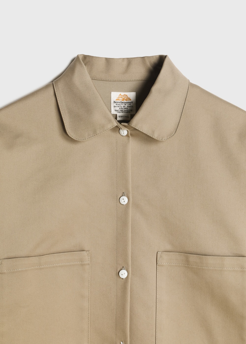 COOLMAX Twill Long Shirts  詳細画像 BEIGE 3