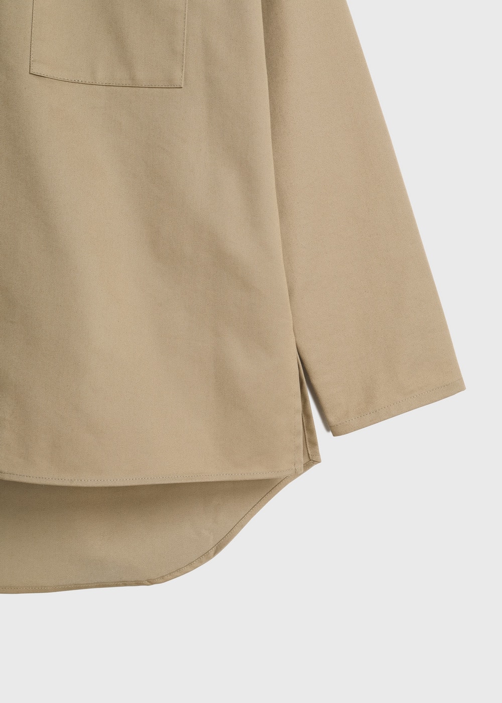 COOLMAX Twill Long Shirts  詳細画像 BEIGE 4