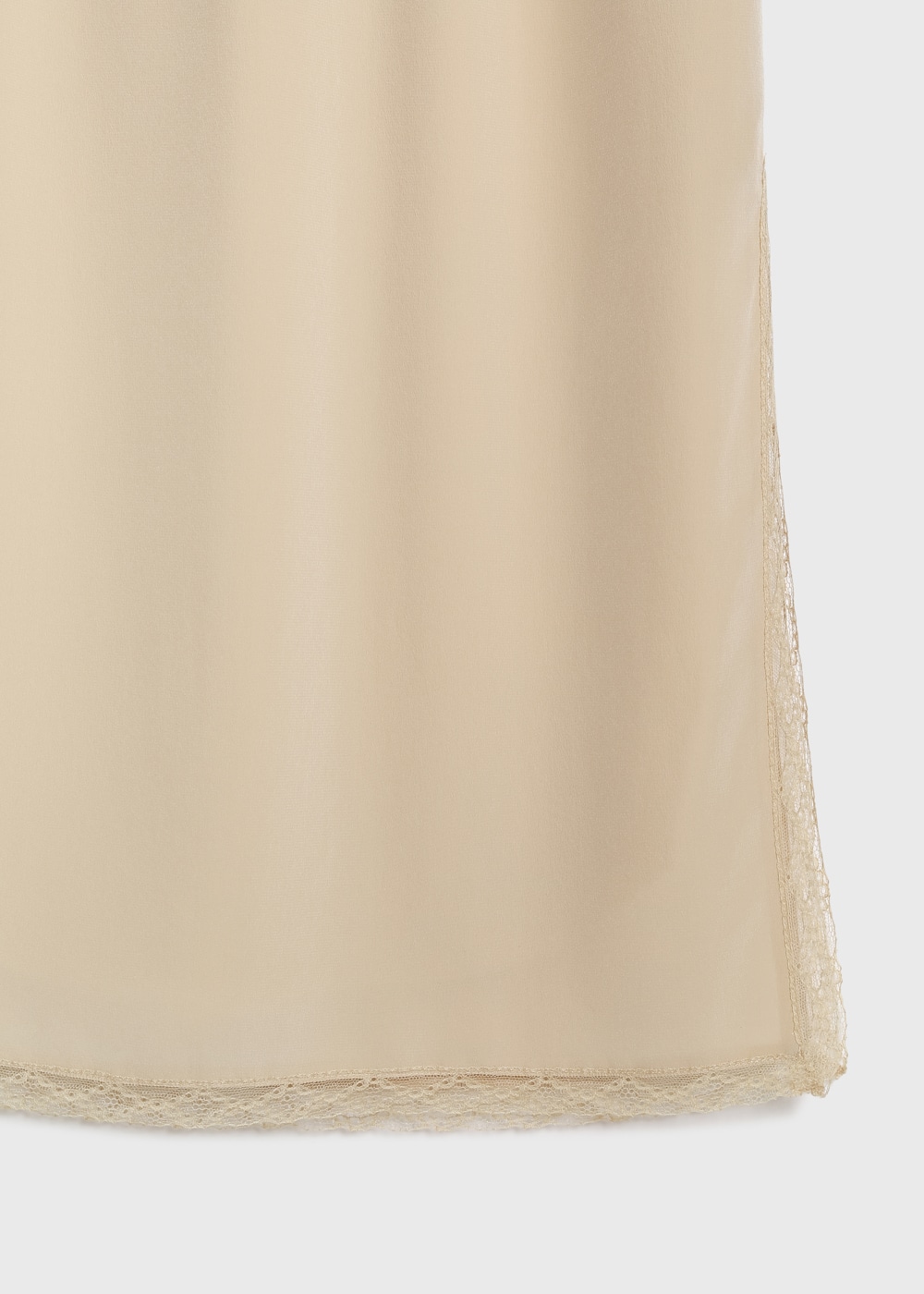 Silk Crape Dechine Skirt  詳細画像 BEIGE 4