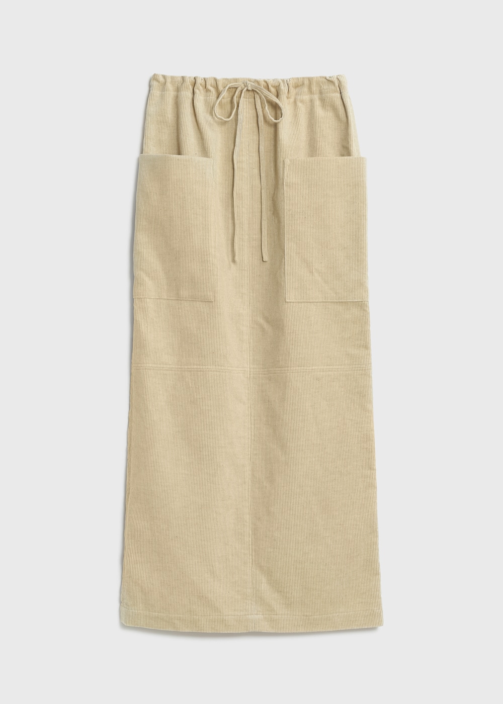 Cotton Linen Corduroy Skirt 詳細画像 BEIGE 1