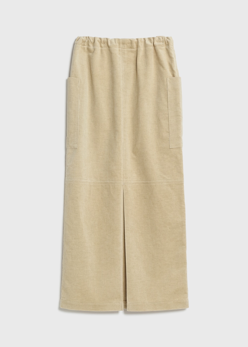 Cotton Linen Corduroy Skirt 詳細画像 BEIGE 2