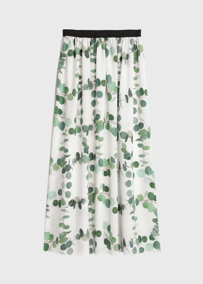 Eucalyptus Pattern Skirt