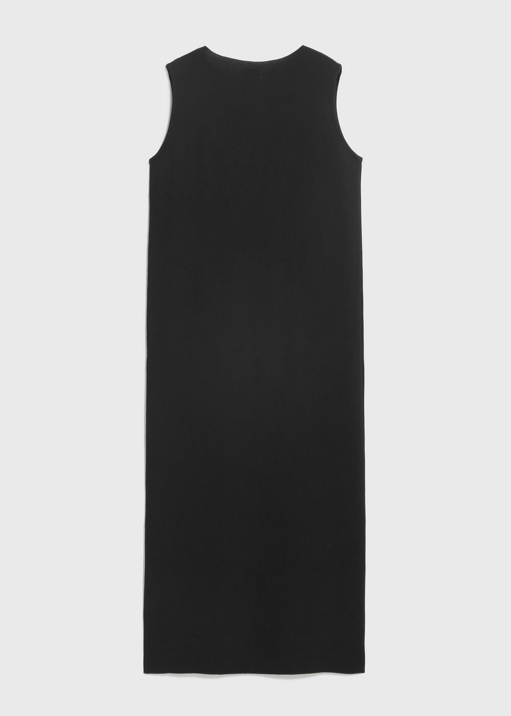 Dry Stretch Georgette Sleeveless Dress 詳細画像 BLACK 4