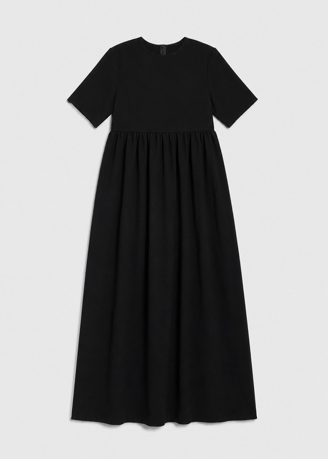 Dry Stretch Georgette Gather Dress