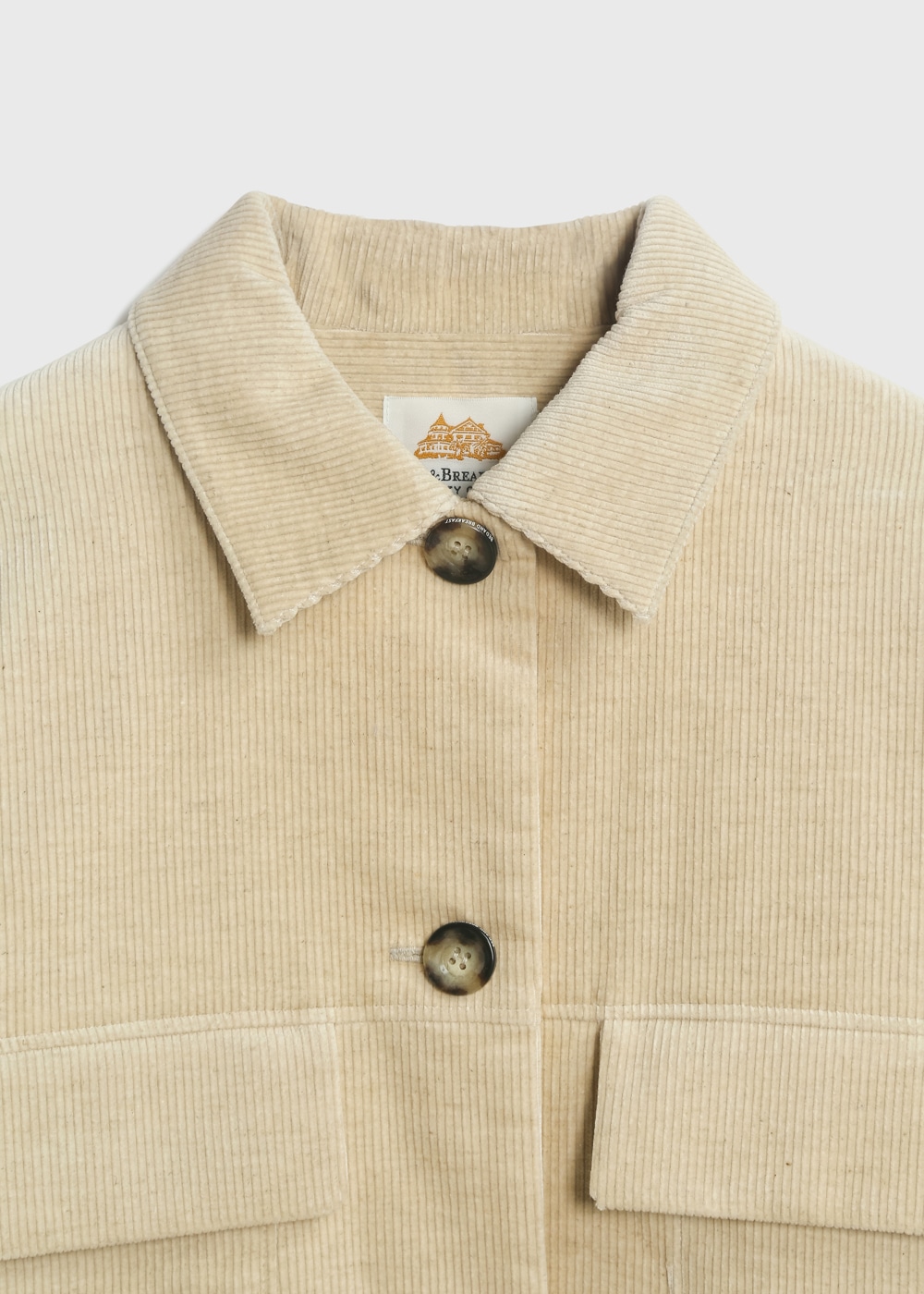 Cotton Linen Corduroy Blouson 詳細画像 BEIGE 3