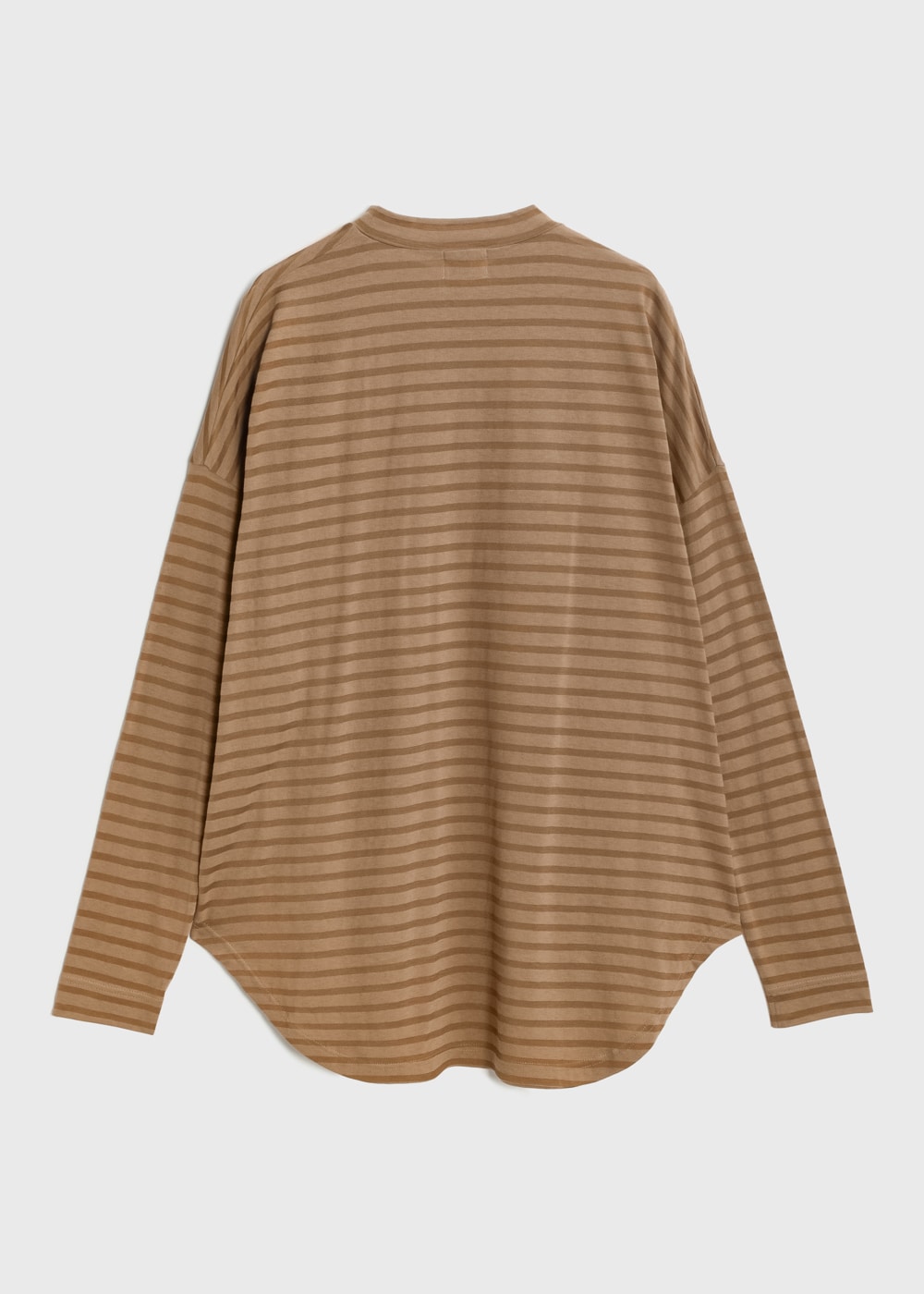 Rencil Stripe Mock Neck 詳細画像 BROWN MIX 2