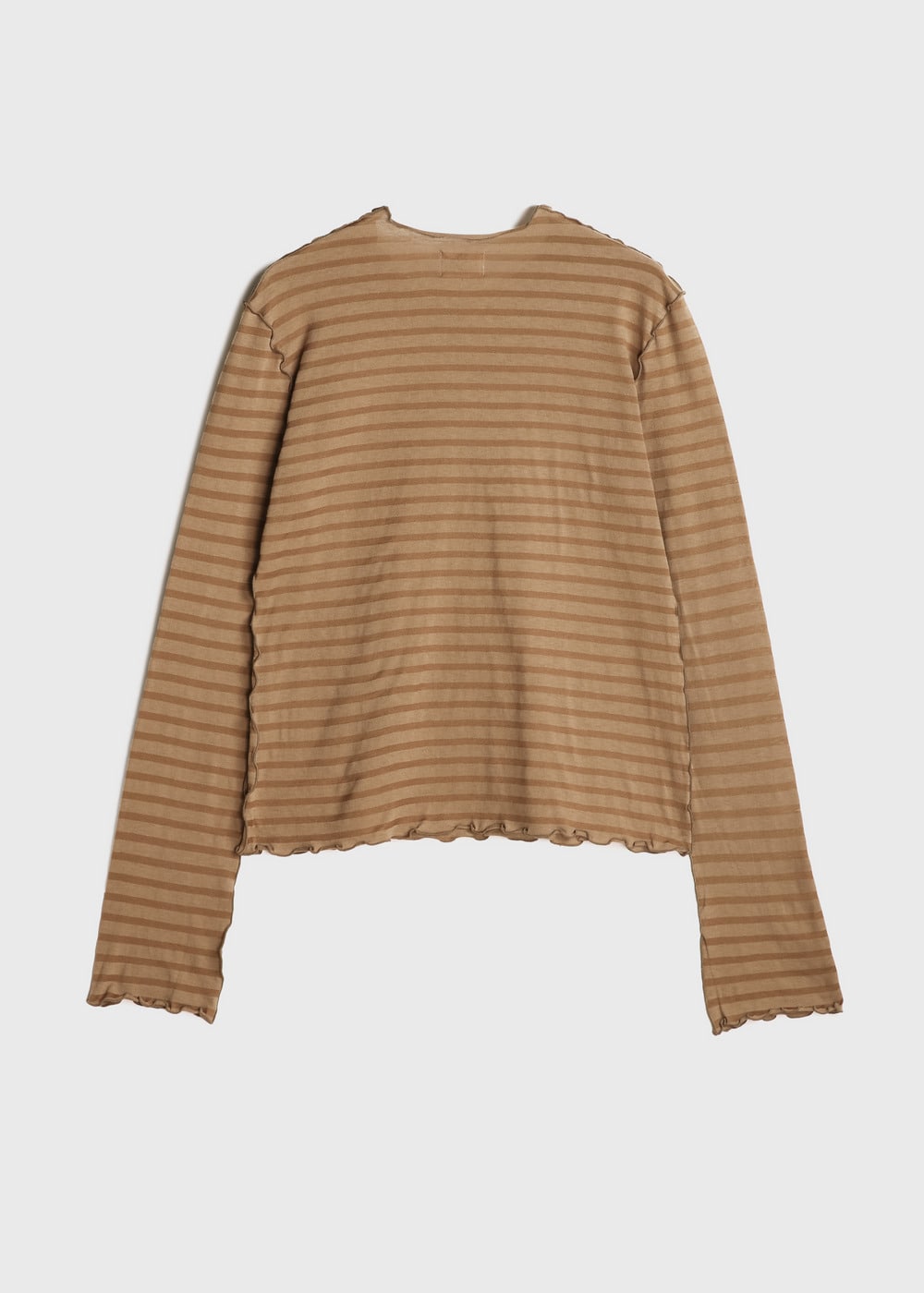 Rencil Stripe Long Sleeve Tee 詳細画像 BROWN MIX 2