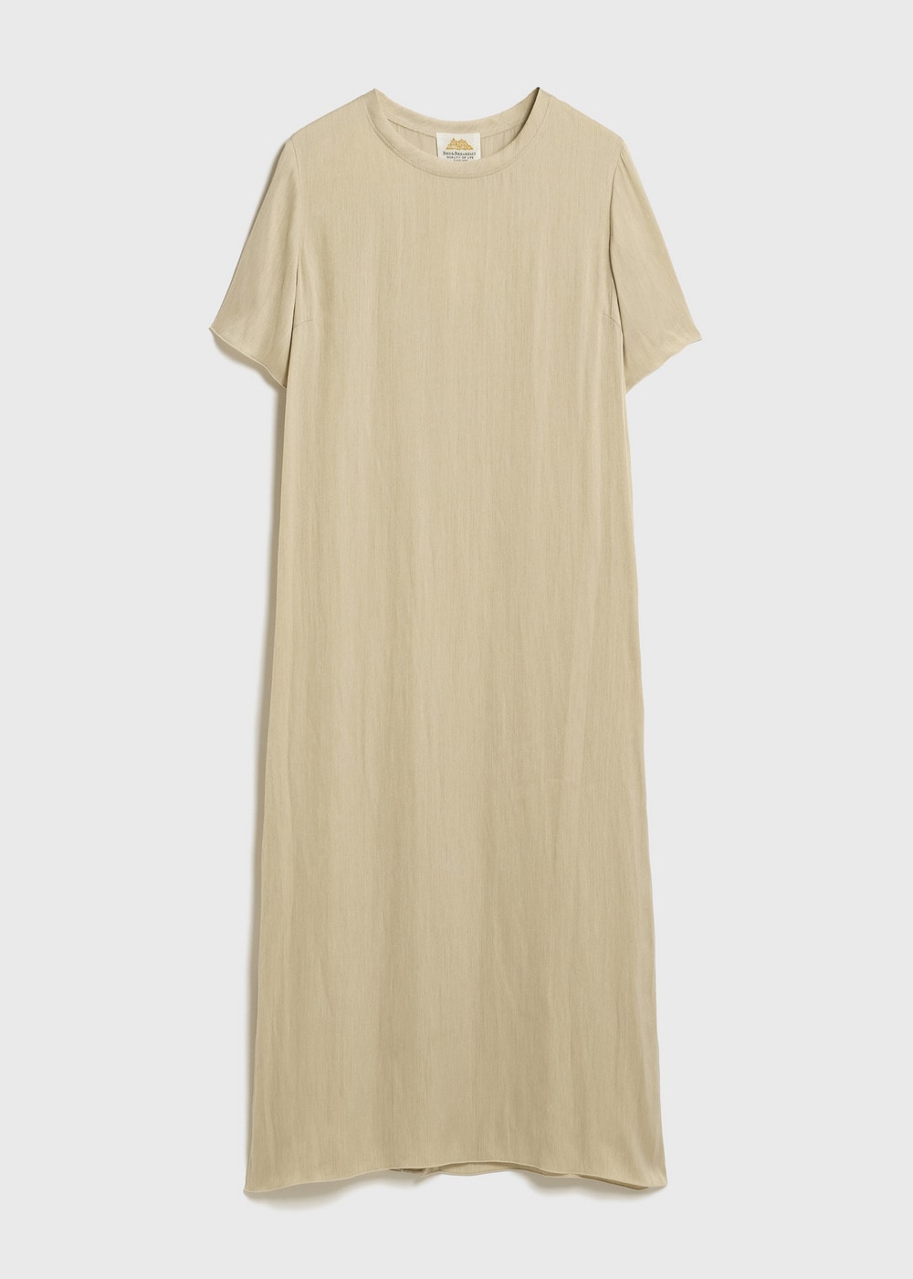 Tumbler Finishing Satin Tee Dress 詳細画像 BEIGE 3