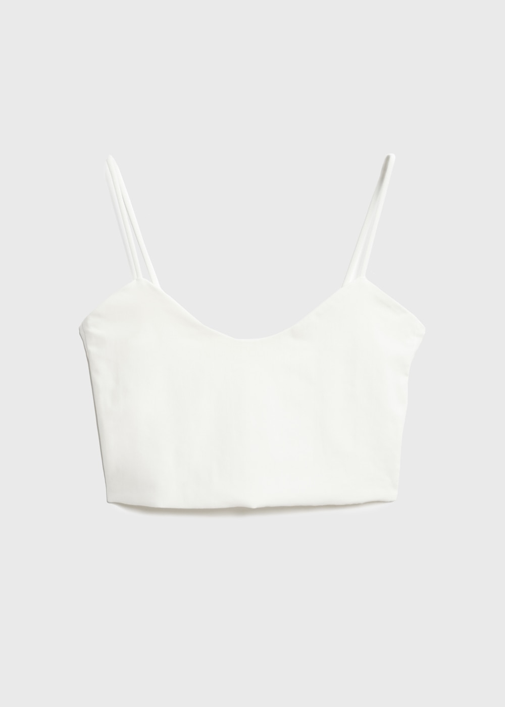 Stretch Fit Base Round Bra Top 詳細画像 OFF WHITE 1