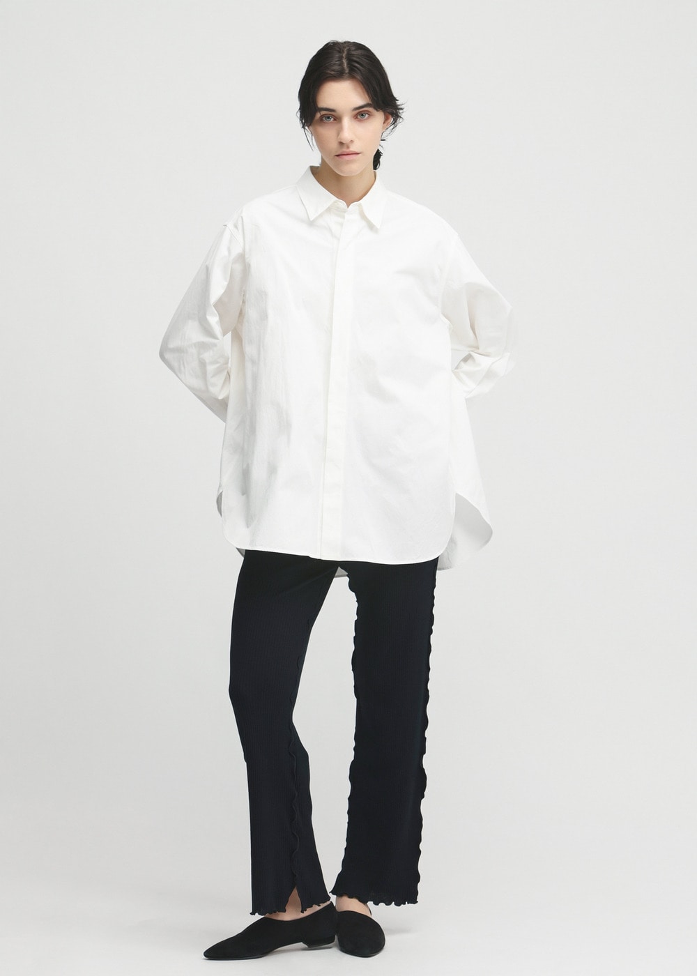 Diorama Gabardine Shirt 詳細画像 WHITE 1