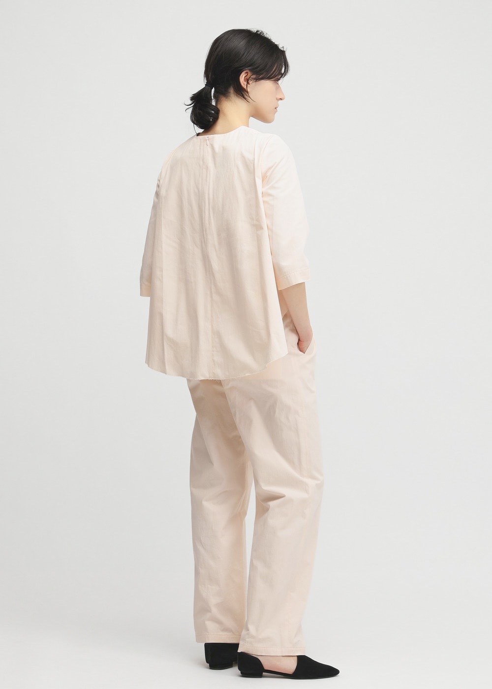 Diorama Gabardine Flare Blouse 詳細画像 PINK 2