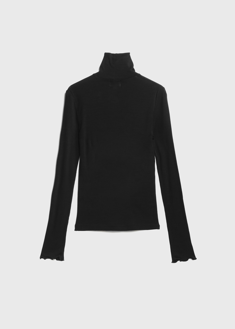 Cosmorama Wool Slim High Neck Top  詳細画像 BLACK 2