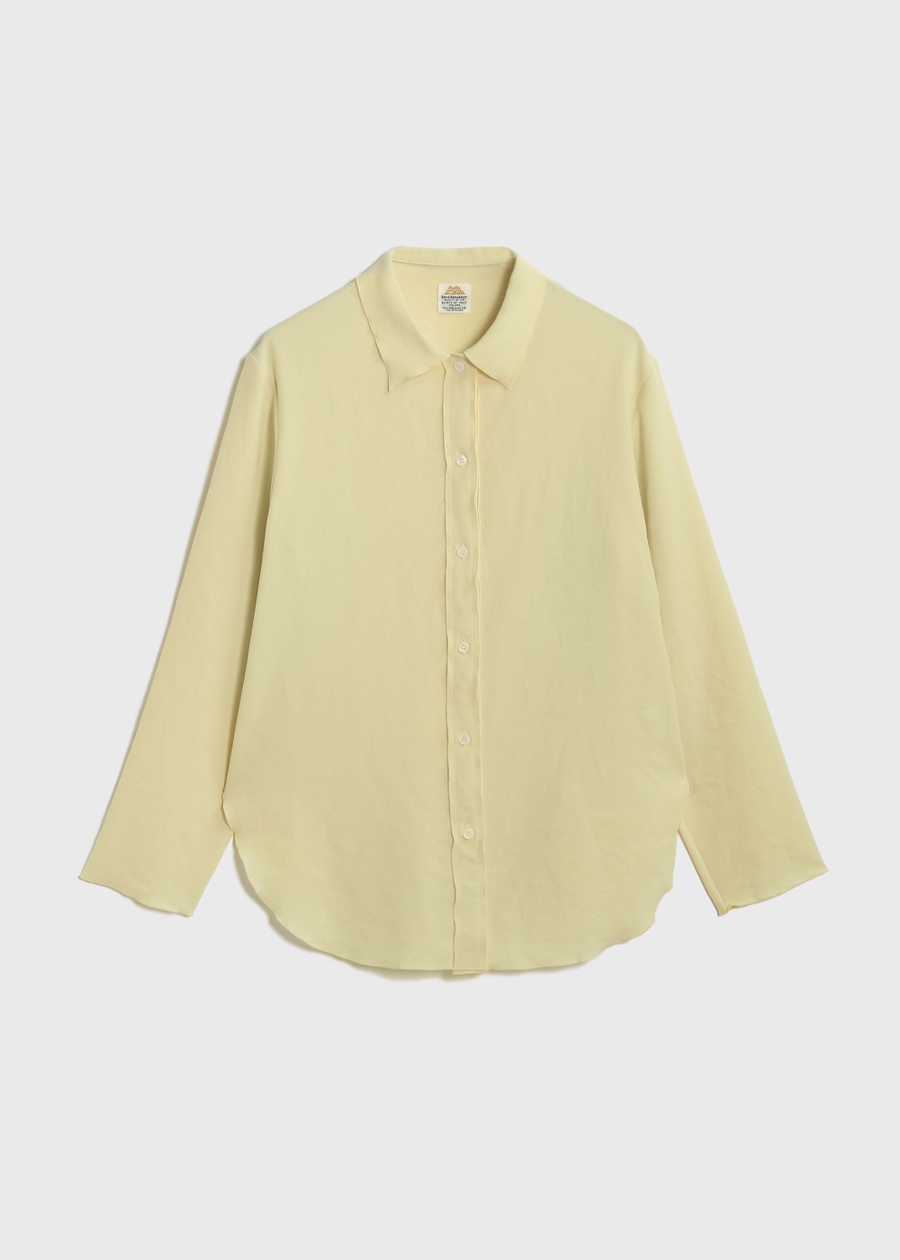 Drape Georgette Shirt 詳細画像 YELLOW 1