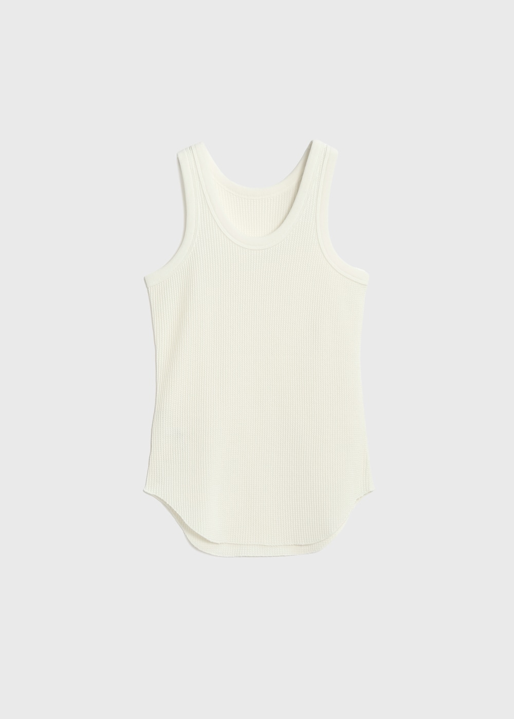 Cotton Waffle Tank Top 詳細画像 OFF WHITE 2