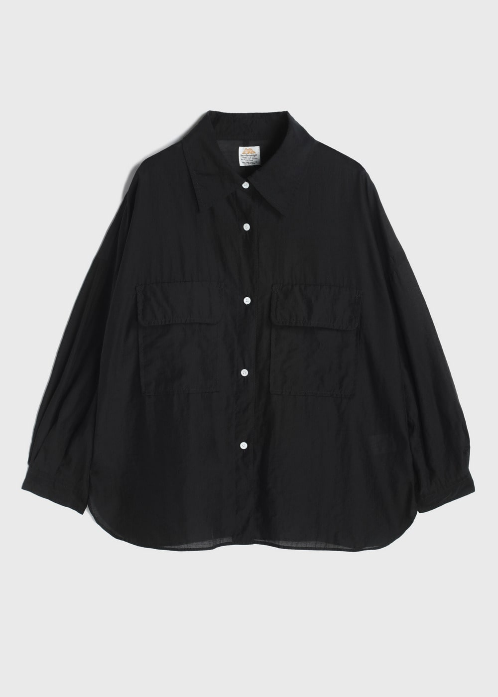 Recycled Cool Washer Shirts 詳細画像 BLACK 1