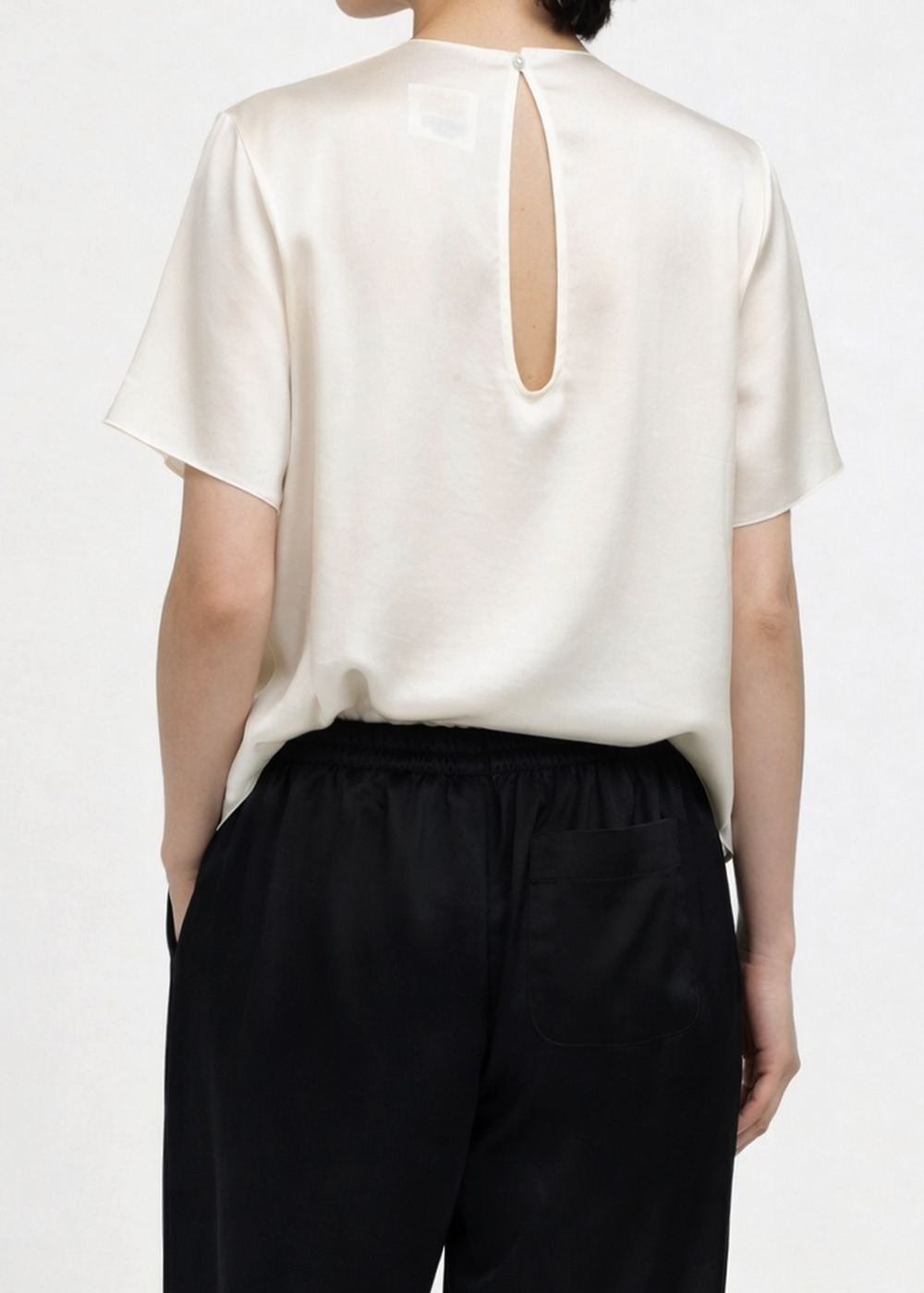 Satin LRM Long Tee 詳細画像 OFF WHITE 4