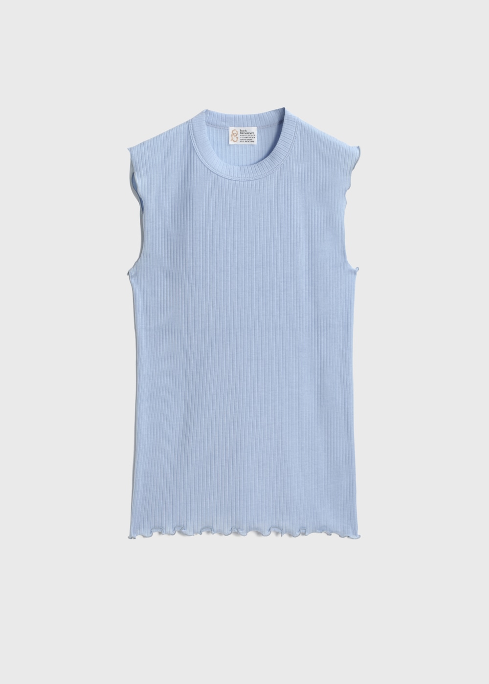 Tencel Solo Rib Sleeveless 詳細画像 BLUE 1