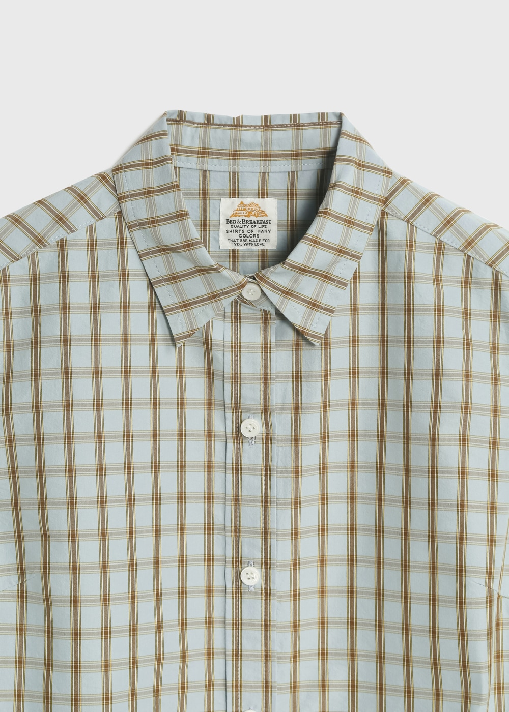 Typewriter Wash Check Shirts 詳細画像 Lt BLUE 3