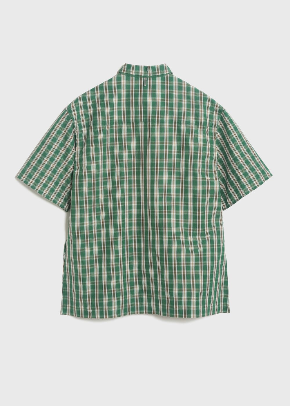 Typewriter Wash Check Short Sleeve Shirts 詳細画像 GREEN 2