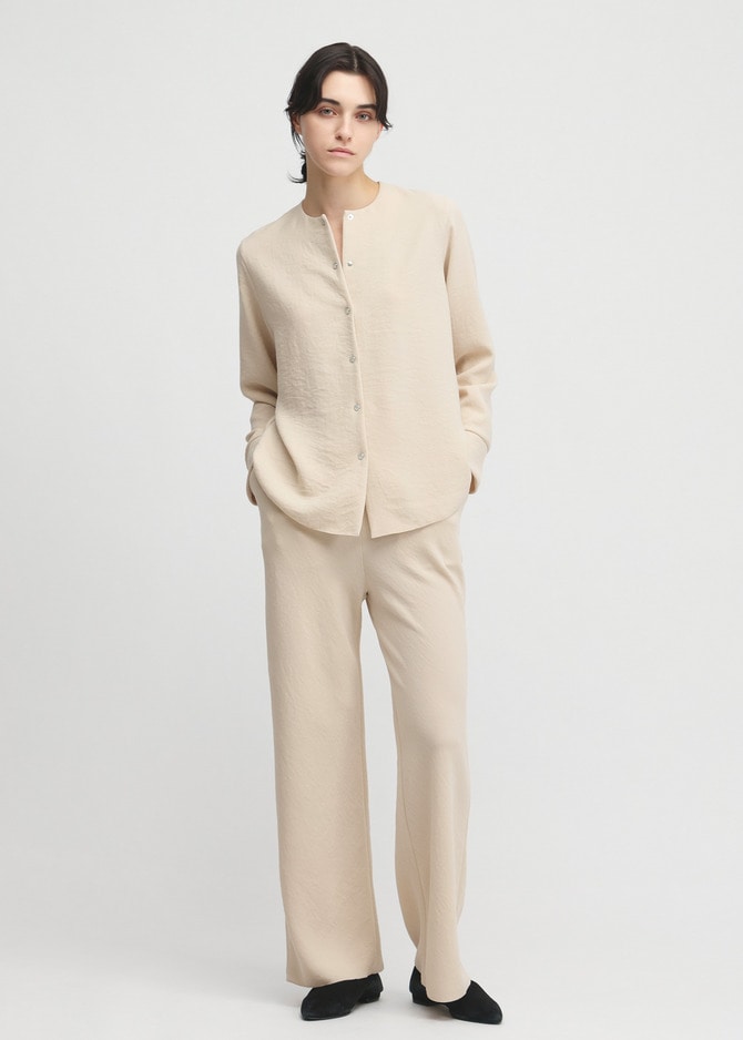 Back Satin Dry Georgette Pants