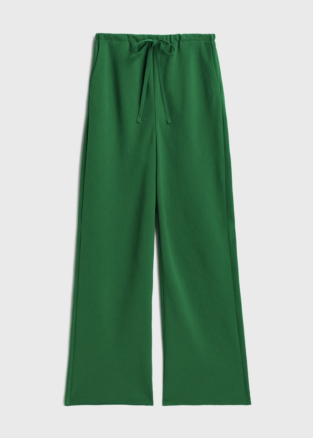 Back Satin Dry Georgette Pants 詳細画像 GREEN 1