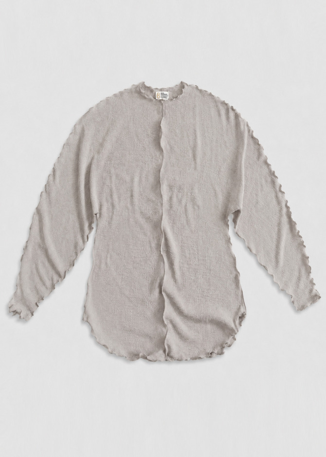 Sheer Crepe Dolman Sleeve