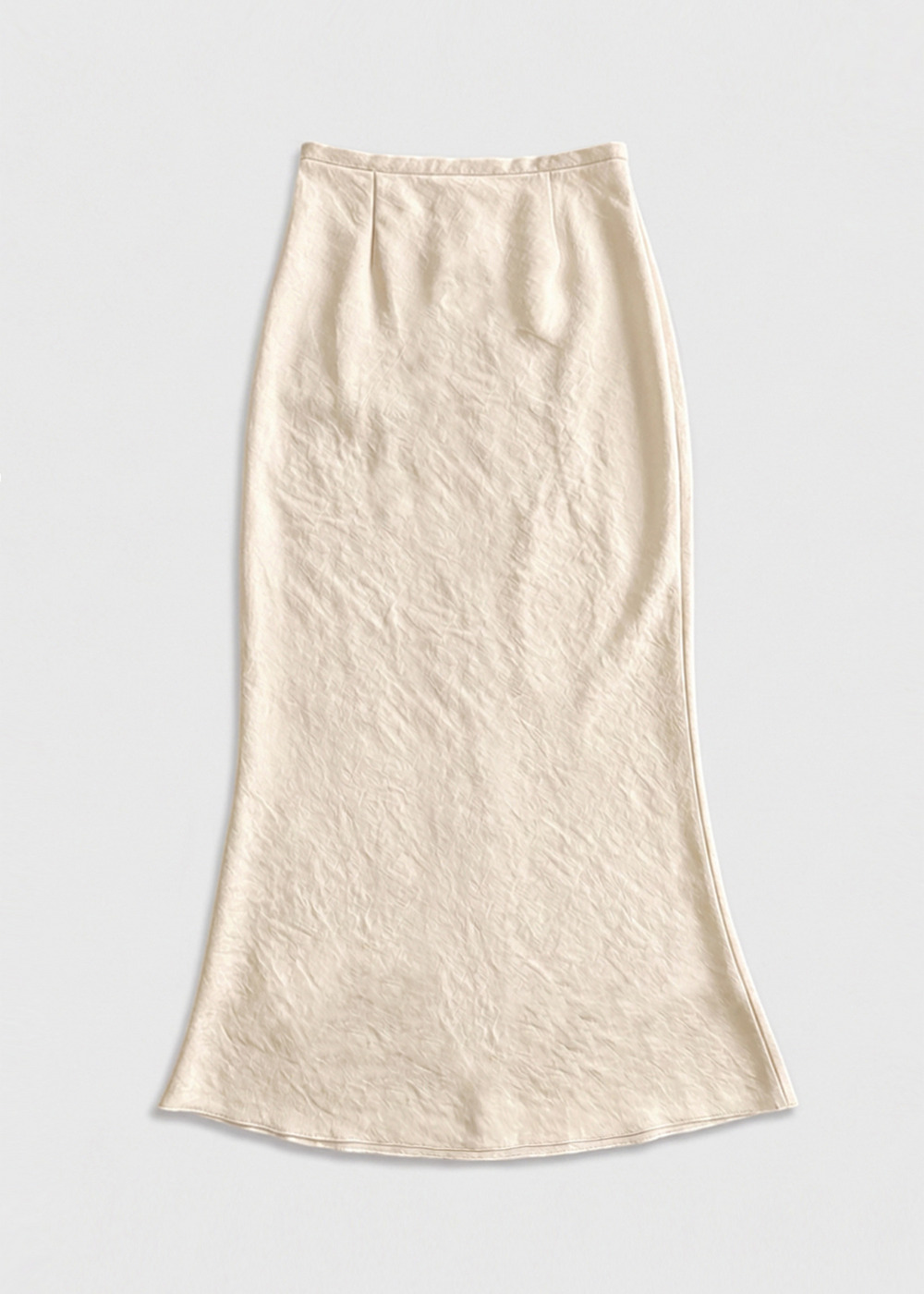 Textured Satin Bias Skirt
