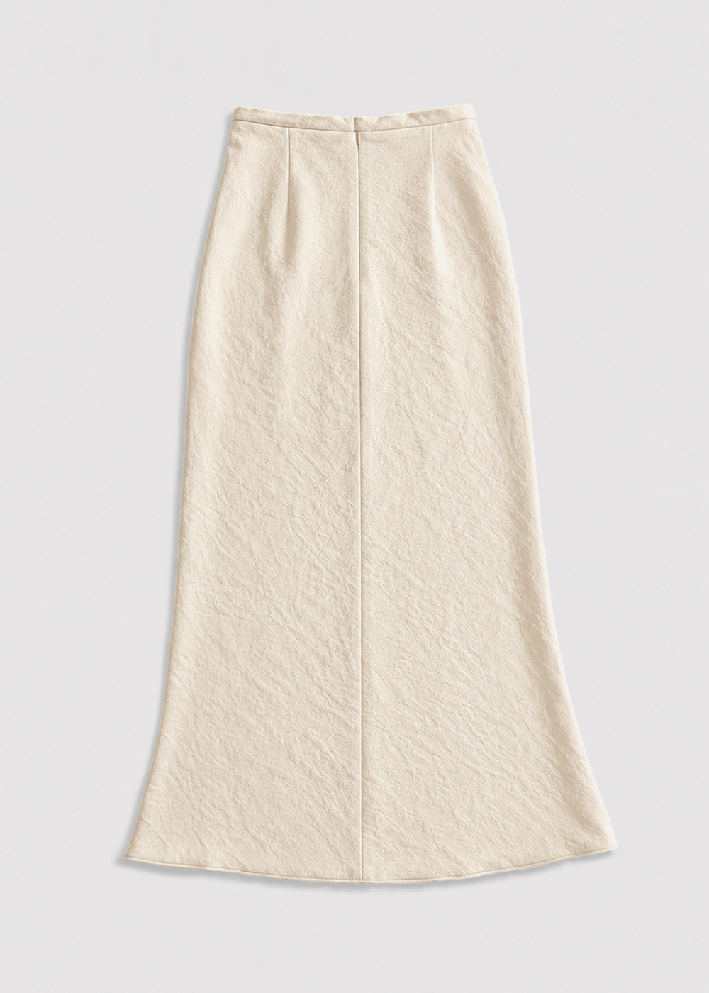 Textured Satin Bias Skirt 詳細画像 IVORY 2