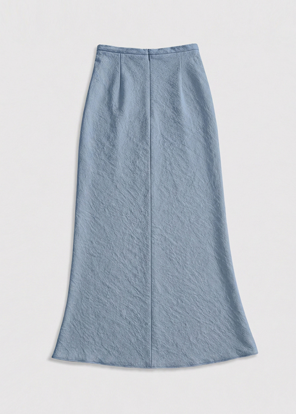 Textured Satin Bias Skirt 詳細画像 BLUE 2