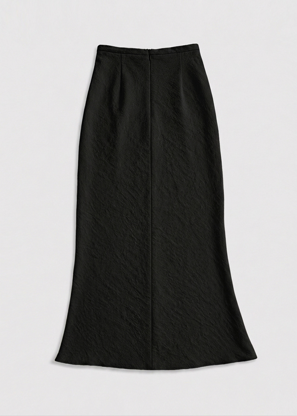 Textured Satin Bias Skirt 詳細画像 BLACK 2