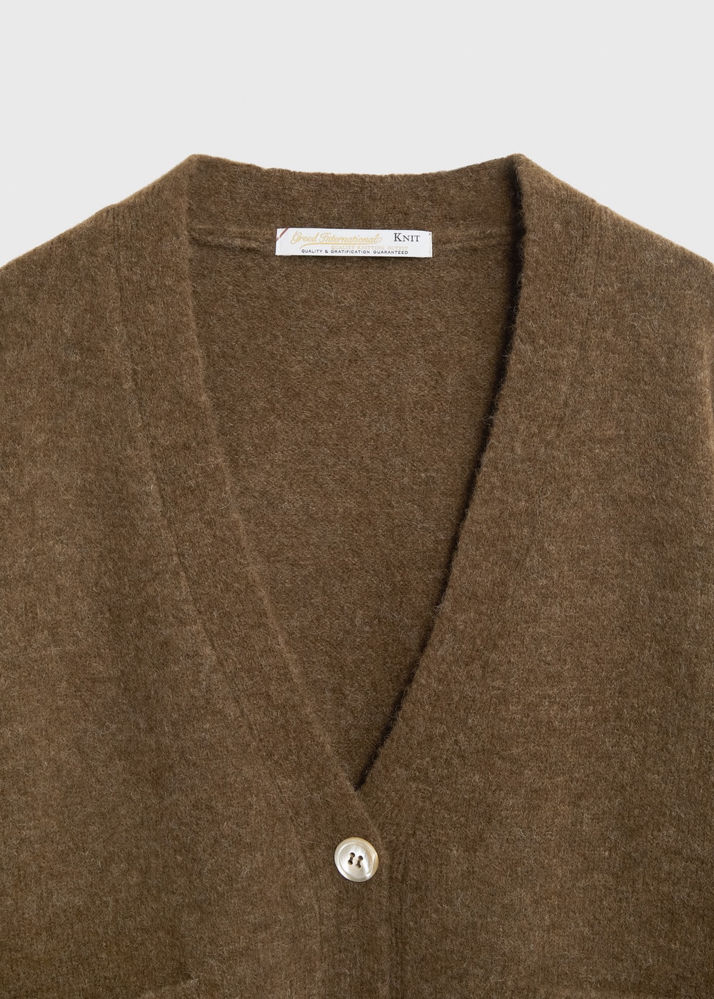 Halo Wool Knit Cardigan 詳細画像 BROWN 3