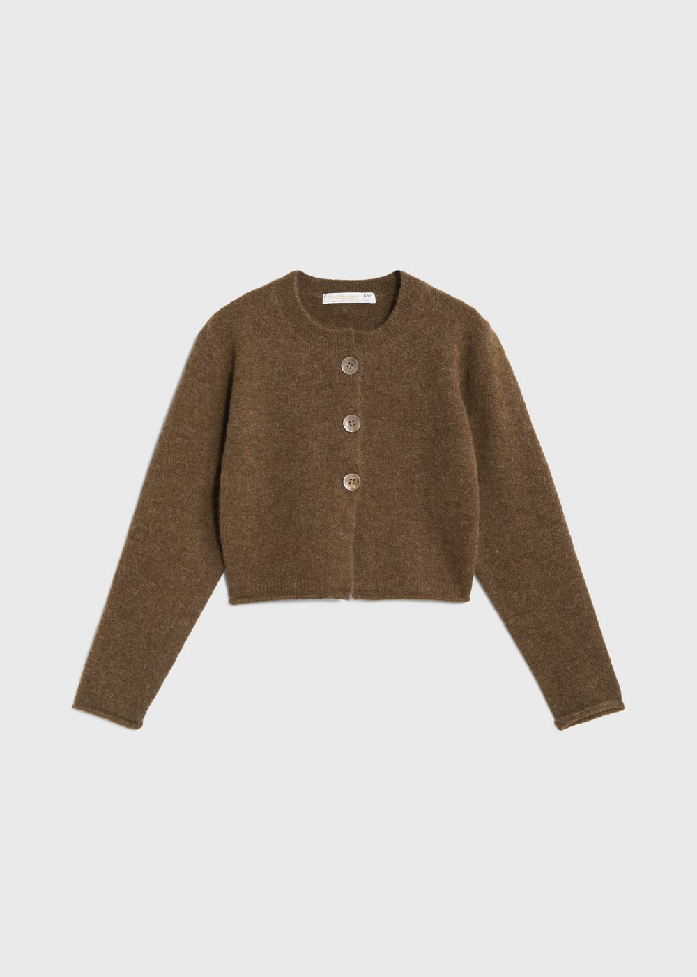 Halo Wool Knit Short Cardigan